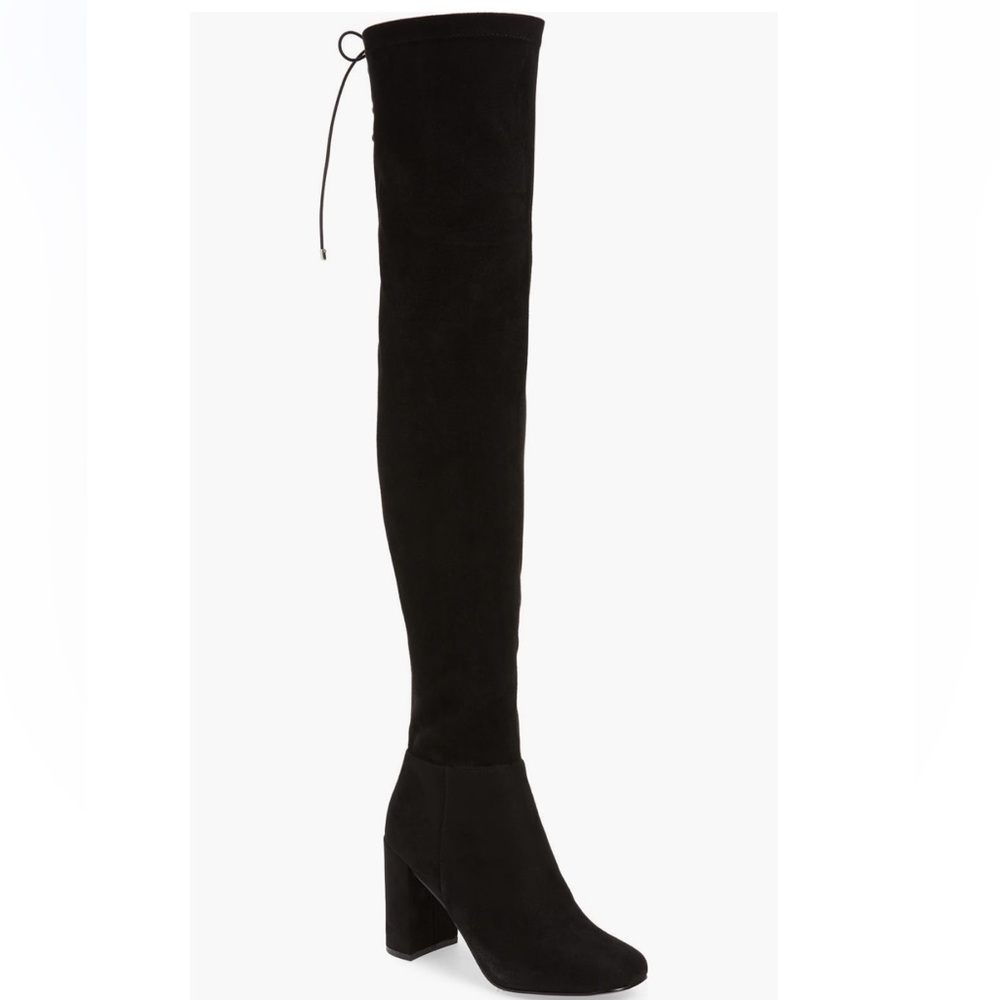 Chinese Laundry Black Suede Over the Knee Boots - Picture 3 of 3